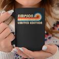 Simpson Surname Retrointage 80S 90S Birthday Reunion Tasse Cadeaux drôles
