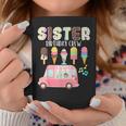 Sister Birthday Crew Ice Cream Truck Bday Ice Cream Party Taza de café Regalos divertidos