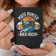 Slope Down Beer High Skier Skiing Winter Holiday Tassen Lustige Geschenke