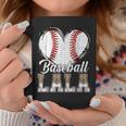 Softball Baseball Lala Heart Leopard Print Mother's Day Coffee Mug Personalized Gifts
