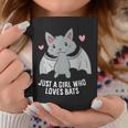 Sólo Una Chica Que Ama A Los Murciélagos Taza de café Regalos divertidos