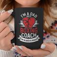 Soy Padre Y Entrenador De Boxeo Boxer Daddy Coaches Día Del Padre Taza de café Regalos divertidos