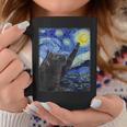 Starry Night Catan Gogh Cat Tassen Lustige Geschenke