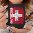 Suiza Bandera Hombres Es Niños Suiza Taza de café Regalos divertidos