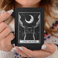 Tarot Card Vintage Crescent Moon Black Cat Mom Cat Lovers Coffee Mug Personalized Gifts