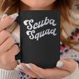 Team SCUBA SQUAD Diving Ocean Dive School Instructor Crew Graphic Print Coffee Mug Unique Gifts