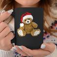 With Teddy Bear And Santa Hat Teddy Bear Christmas Tassen Lustige Geschenke