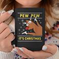 Ugly Christmas Sweater Pew Pew Crazy Reindeer Xmas Tassen Lustige Geschenke