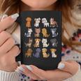 Un Montón De Simpáticos Perros Kawaii De Dibujos Animados Taza de café Regalos divertidos