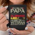 Veteran Father's Day Oak Leaves Soldier And Dad Tassen Lustige Geschenke