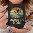 Vintage Chicken Mom Chicken Lovers Mommy Mother's Day Coffee Mug Personalized Gifts