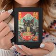 Vintage Cat Ramen Anime Cat Japanese Graphic Coffee Mug Funny Gifts