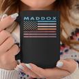 Vintage Sunset American Flag Maddox Maryland Graphic Print Coffee Mug Unique Gifts