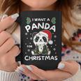 I Want A Panda For Christmas Cute Pandas Tassen Lustige Geschenke