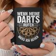 Wenn Meine Darts Rufen Muss Gehen Dartspieler Tassen Lustige Geschenke