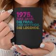 Women's Birthday intage 1975 Woman Myth Legend Tassen Lustige Geschenke