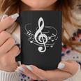 Women's Music Treble Clef With-Neck Tassen Lustige Geschenke