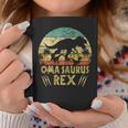 Women'sintage Omasaurus Grandma Cool Retro Grandma Dinosaur Tassen Lustige Geschenke