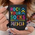 World Down Syndrome Day Rock Your Socks Awareness Support Coffee Mug Personalized Gifts