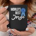 World's Best Jorge Primer Nombre Taza de café Regalos divertidos