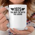 1975 The Man The Myth The Legend Taza de café Regalos divertidos
