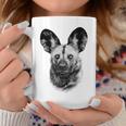 African Painted Dog Close-Up For Wild Dog Fans Graphic Print Coffee Mug Unique Gifts