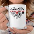 Bandera De Suiza Suiza País Suizo Decoración Suiza Taza de café Regalos divertidos
