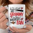 His Biggest Fan Baseball Grammy Of A Baseball Player Grammy Coffee Mug Funny Gifts