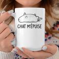 Chat Humour Cadeau Chat M'épuise Tasse Cadeaux drôles