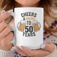 Cheers And Beers To 50 Years Coffee Mug Unique Gifts