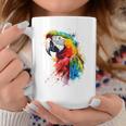 Colourful Parrot Watercolor Tassen Lustige Geschenke