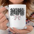 Cute Baseball Mimi Ballpark Coquette Bow Grandma Coffee Mug Personalized Gifts