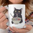 Cat Eating Ramen Vintage Japanese Noodles Coffee Mug Personalized Gifts