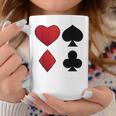 Poker Playing Cards Cross Heart Motif Card Fun Tassen Lustige Geschenke