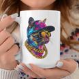 Genial Hip Hop Cat Urban Streetwear B-Boy Graffiti Taza de café Regalos divertidos