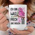 Ich Bin Wild Cheeky Und Endlich 11 Years 11Th Birthday Girl Tassen Lustige Geschenke