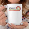 I Love Kendrick Personalizado Retro Sunset Primer Nombre Taza de café Regalos divertidos