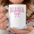 Mama Coquette Bow Retro Pink Aesthetic Mother's Day Mom Life Coffee Mug Unique Gifts