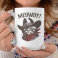 Meowdy Cat Cowboy Cat Country Western Cat Coffee Mug Unique Gifts