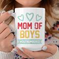 Mom Of Boys Outnumbered Mom Parents Coffee Mug Funny Gifts