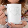 Multiple Sclerosis Awareness Ms Awareness Heart Support Coffee Mug Personalized Gifts
