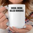 New Social Media Killed Romance Tassen Lustige Geschenke