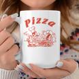 Pizza Box Cardboard Italian Retro Logo Tassen Lustige Geschenke