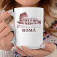 Roma Italia Coliseo Romano Ilustraciónintage Taza de café Regalos divertidos