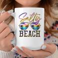 Salty Beach Sunset Sunglasses Summer Vacation Beach Party Graphic Print Coffee Mug Unique Gifts