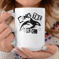 Sink The Rich Gladys Orca Revolutionary Orca Whale Atrás Taza de café Regalos divertidos