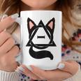 Theta Delta Cat Therian Pride Gray Tassen Lustige Geschenke