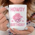 Western Howdy Its My Birthday Disco Cowgirl Coffee Mug Personalized Gifts