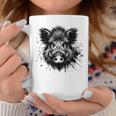 Wild Boar Boar Hunting Hunter Wild Boar Green Tassen Lustige Geschenke