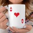 Women's Playing Card Heart Ace Card Costume Fancy Dress Ass Groups Tassen Lustige Geschenke